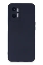 Newface Realme 9i 4G Kılıf Nano içi Kadife Silikon - Lacivert