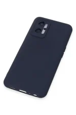 Newface Realme 9i 4G Kılıf Nano içi Kadife Silikon - Lacivert - Görsel 4