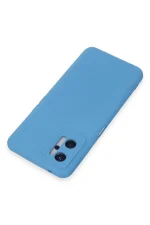 Newface Realme 9i 4G Kılıf Nano içi Kadife Silikon - Mavi - Görsel 3