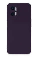 Newface Realme 9i 4G Kılıf Nano içi Kadife Silikon - Mor