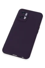 Newface Realme 9i 4G Kılıf Nano içi Kadife Silikon - Mor - Görsel 4