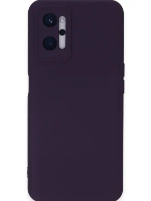 Newface Realme 9i 4G Kılıf Nano içi Kadife Silikon - Mor