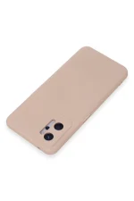 Newface Realme 9i 4G Kılıf Nano içi Kadife Silikon - Pudra - Görsel 3