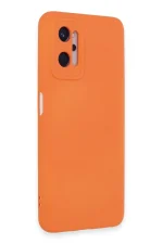 Newface Realme 9i 4G Kılıf Nano içi Kadife Silikon - Turuncu - Görsel 2