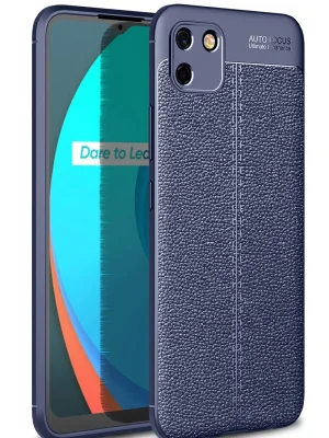 Newface Realme C11 2021 Kılıf Auto Focus Kapak - Lacivert