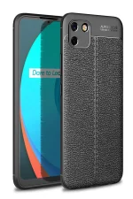 Newface Realme C11 2021 Kılıf Auto Focus Kapak - Siyah