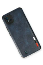 Newface Realme C11 2021 Kılıf Loop Deri Silikon - Lacivert - Görsel 3