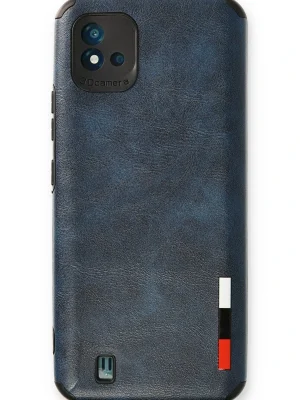 Newface Realme C11 2021 Kılıf Loop Deri Silikon - Lacivert