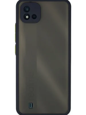 Newface Realme C11 2021 Kılıf Montreal Silikon Kapak - Lacivert