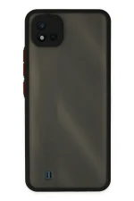 Newface Realme C11 2021 Kılıf Montreal Silikon Kapak - Siyah