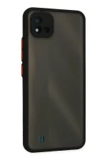 Newface Realme C11 2021 Kılıf Montreal Silikon Kapak - Siyah - Görsel 3