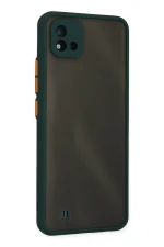 Newface Realme C11 2021 Kılıf Montreal Silikon Kapak - Yeşil - Görsel 3