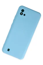 Newface Realme C11 2021 Kılıf Nano içi Kadife Silikon - Mavi - Görsel 2