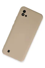 Newface Realme C11 2021 Kılıf Nano içi Kadife Silikon - Pudra - Görsel 2