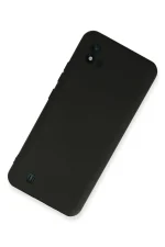 Newface Realme C11 2021 Kılıf Nano içi Kadife Silikon - Siyah - Görsel 2