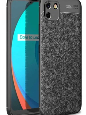 Newface Realme C11 Kılıf Auto Focus Kapak - Siyah