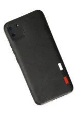 Newface Realme C11 Kılıf Loop Deri Silikon - Siyah - Görsel 3