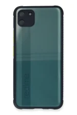 Newface Realme C11 Kılıf Miami Şeffaf Silikon - Lacivert - Görsel 2