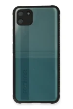 Newface Realme C11 Kılıf Miami Şeffaf Silikon - Siyah - Görsel 2