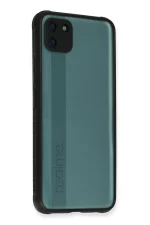 Newface Realme C11 Kılıf Miami Şeffaf Silikon - Siyah