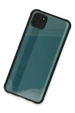 Newface Realme C11 Kılıf Miami Şeffaf Silikon - Siyah - Görsel 3