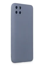 Newface Realme C11 Kılıf Nano içi Kadife Silikon - Gri - Görsel 2