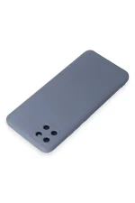 Newface Realme C11 Kılıf Nano içi Kadife Silikon - Gri - Görsel 3
