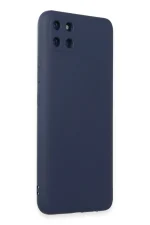 Newface Realme C11 Kılıf Nano içi Kadife Silikon - Lacivert - Görsel 2