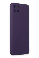 Newface Realme C11 Kılıf Nano içi Kadife Silikon - Mor - Görsel 2