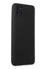 Newface Realme C11 Kılıf Nano içi Kadife Silikon - Siyah - Görsel 2