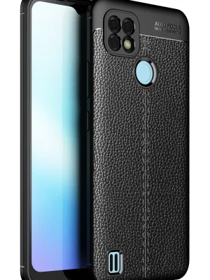 Newface Realme C21 Kılıf Auto Focus Kapak - Siyah