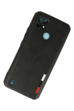 Newface Realme C21 Kılıf Loop Deri Silikon - Siyah - Görsel 2