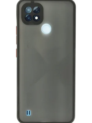 Newface Realme C21 Kılıf Montreal Silikon Kapak - Siyah