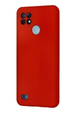 Newface Realme C21 Kılıf Nano içi Kadife Silikon - Kırmızı - Görsel 3