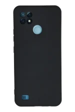 Newface Realme C21 Kılıf Nano içi Kadife Silikon - Lacivert