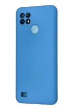 Newface Realme C21 Kılıf Nano içi Kadife Silikon - Mavi - Görsel 3