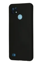 Newface Realme C21 Kılıf Nano içi Kadife Silikon - Siyah - Görsel 3