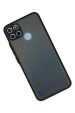 Newface Realme C21Y Kılıf Montreal Silikon Kapak - Siyah - Görsel 2