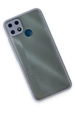 Newface Realme C25 Kılıf Montreal Silikon Kapak - Gri - Görsel 3