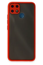 Newface Realme C25 Kılıf Montreal Silikon Kapak - Kırmızı