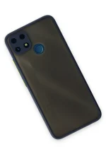 Newface Realme C25 Kılıf Montreal Silikon Kapak - Lacivert - Görsel 3