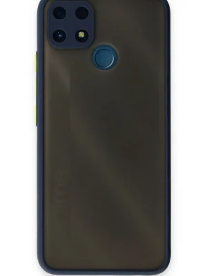 Newface Realme C25 Kılıf Montreal Silikon Kapak - Lacivert