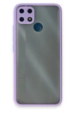Newface Realme C25 Kılıf Montreal Silikon Kapak - Mor