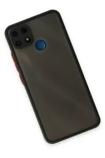 Newface Realme C25 Kılıf Montreal Silikon Kapak - Siyah - Görsel 3