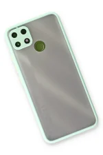 Newface Realme C25 Kılıf Montreal Silikon Kapak - Turkuaz - Görsel 3