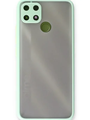 Newface Realme C25 Kılıf Montreal Silikon Kapak - Turkuaz