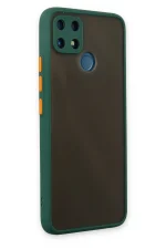 Newface Realme C25 Kılıf Montreal Silikon Kapak - Yeşil - Görsel 2