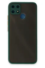 Newface Realme C25 Kılıf Montreal Silikon Kapak - Yeşil