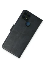 Newface Realme C25 Kılıf Trend S Plus Kapaklı Kılıf - Lacivert - Görsel 2