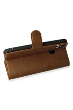 Newface Realme C25 Kılıf Trend S Plus Kapaklı Kılıf - Taba - Görsel 3